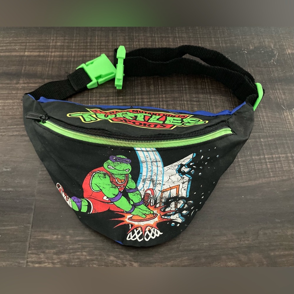 Super Rare 1993 Teenage Mutant Ninja Turtles TMNT Dunkin Don Kid's Fanny Pack